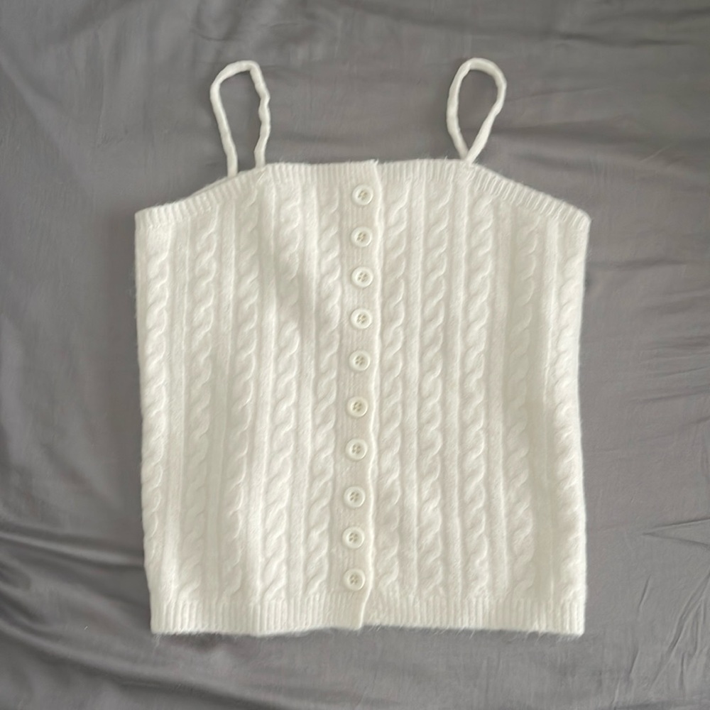 Brand New Cute little white vest